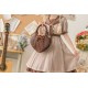 Morning Glory Violin Embroidered Heart Shaped Bag(Limited Stock/5 Colours/Full Payment Without Shipping)